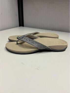Vionic Women's Aliza Charocal Leather Sandals Size 9 Wide